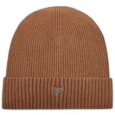 Image of Genuine GUESS Hat MITO BEANIE Hat Brown L Unisex - AM9430POL01SAN-L