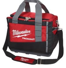 Image of Milwaukee 38cm Packout Duffel Bag with Shoulder Strap Heavy Duty Bag 4932471066
