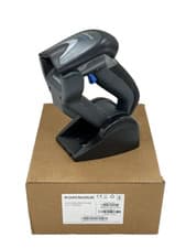 Image of DATALOGIC GRYPHON GM4430 USB BARCODE SCANNER IN BLACK + BOX & ALL ACCESSORIES