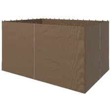 Image of Replacement Gazebo Curtains Privacy Panel 4 Pack Outsunny for Most 3 x 4m Gazebo