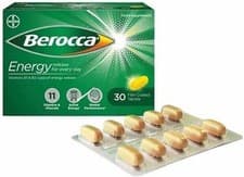 Image of Berocca Vitamin C Film Coated Energy Tablets 30 Count (Pack of 1) Tablets