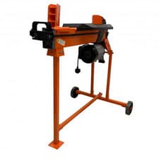 Image of 7 Ton Electric Log Splitter Heavy Duty with Stand, Work Bench & Safety Guard