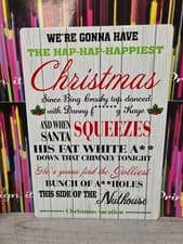 Image of NEW National Lampoons Christmas Vacation Holidays quote | A4 metal sign