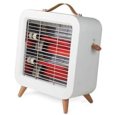Image of Warmlite Infrared Desk Heater Ultra-Quiet Easy to use 550 W Cream - WL42016