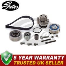 Image of Gates Timing Belt + Water Pump Kit Fits VW Audi Skoda Seat - KP25649XS-1