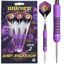 Image of Unicorn Darts Gary Anderson Tungsten 24g World Champion Steel Tip Darts Level 2