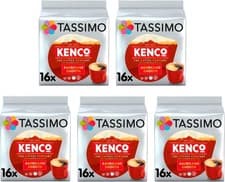 Image of Tassimo Kenco Americano Smooth Coffee Pods x16 (Pack of 5, Total 80 Drinks)