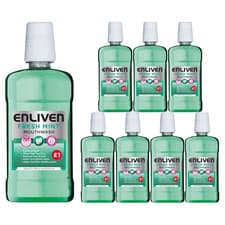 Image of Enliven Freshmint Mouthwash 500ml ,Fresh Breath, Oral Care, Antibacterial