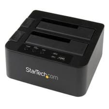 Image of Startech USB 3.0/eSATA to 2.5/3.5" SATA HDD/SSD Duplicator Dock/Standalone Hard