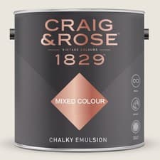 Image of CRAIG & ROSE 1829 CHALKY EMULSION IONA WHITE 2.5L
