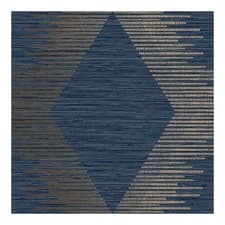 Image of Superfresco Easy Serenity Wallpaper | Navy & Copper Large Scale Geometric
