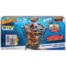 Image of Hot Wheels City Mega Garage Playset + 1 Vehicle - Free Shipping