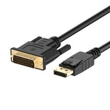 Image of Cables Direct 2m DisplayPort to DVI-D Male Monitor Cable Black HDHDPORT-001-2M