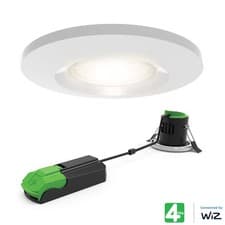 Image of 4lite WiZ Connected LED Fire Rated IP65 Downlight White