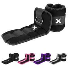 Image of XN8 Ankle Wrist Leg Weights Straps Training Exercise Fitness Running Yoga Gym UK