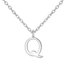 Image of Sterling Silver Initial Q Necklace