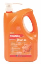 Image of Swarfega Orange Hand Cleaner Pump Top Bottle 4 Litre SOR4LMP