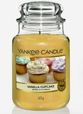 Image of Yankee Candle Vanilla Cupcake Large Jar 623G Scented Candle Brand New