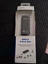 Image of LogiLink 4-Port USB 2.0 Hub 480 Mbit/s Black UH0001A LogiLink 4-Port USB 2.0