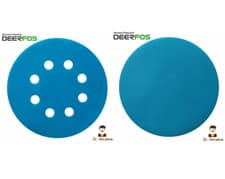 Image of 125mm Wet and Dry Sanding Discs 5 inch Sandpaper Hook and Loop Pads 8 Hole / NH