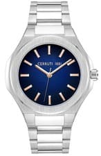 Image of Cerruti 1881 Mens Watch Blue Dial Silver Bracelet CIWGG0043002