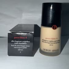 Image of Giorgio Armani Power Fabric+ Foundation SPF20 Shade 2 30ml Matte Long Wear