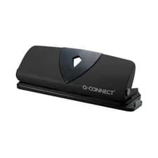 Image of 4 Hole Punch Black Q-Connect KF01238