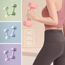 Image of 2x1kg/2x2kg/2x3kg Ladies Dumbbells Hex Dumbbell Weight Set Hand Weights Gym Home