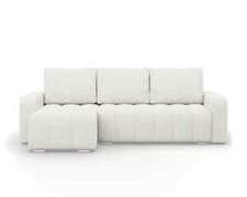 Image of ABRIELLE Corner Sofa Bed with Storage Pull-Out Guest Bed Reversible Side