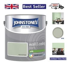 Image of Natural Sage Silk Finish Emulsion Paint - Quick Dry 2.5L for Elegant Interiors