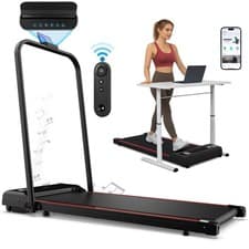 Image of 12 Km/h Walking Pad Foldable Smart Running Machine Treadmill Home & Office UK