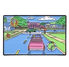 Image of The Simpsons Hit & Run Game PS2 Enamel Pin
