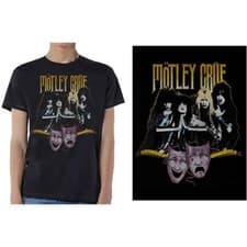 Image of Motley Crue 'Theatre Of Pain Vintage' Black T shirt - NEW
