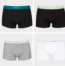 Image of Paul Smith Mens 3 Pack Low Rise Trunks Briefs Hipster Boxer Shorts S-XL RRP £40