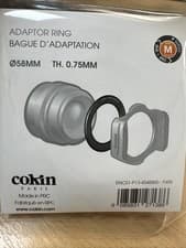 Image of Cokin P Series 58mm TH. 0.75mm Adapter (P458)