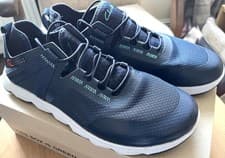 Image of Clarks JLangton Extreme Comfort Navy Men's Trainers Size UK 7G 41 New & Boxed.