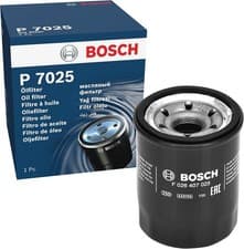 Image of F026407025 Bosch Oil Filter For Fiat Ford Mitsubishi Opel Vauxhall P7025