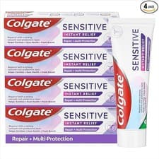 Image of Colgate Sensitive Instant Relief Repair Multi Protection Toothpaste 4x75ml Pack