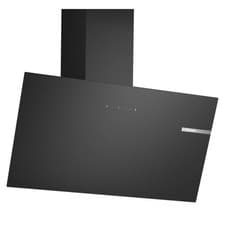 Image of Bosch Series 2 80cm Angled Chimney Cooker Hood - Black DWK85DK60B