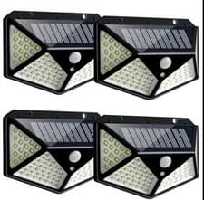 Image of 6X Solar Power PIR Motion Sensor Wall Lights 100LED Outdoor Garden Security Lamp
