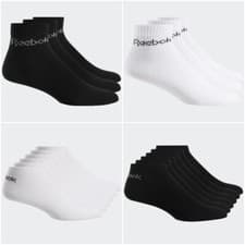 Image of REEBOK SOCKS - 3 PAIR ANKLE - 6 PAIR TRAINER - CUSHIONED SPORTS