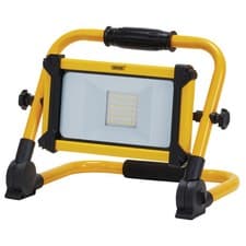Image of Draper 230V Rechargeable Folding Site Light 30W 3300 Lumens Cool White Worklight