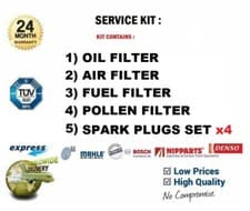 Image of AIR FUEL CABIN OIL FILTERS + PLUGS for CITROEN C2 1.6 VTS 2005->on