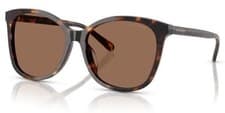 Image of Coach 0HC8271 512073 57mm Butterfly Brown Sunglasses
