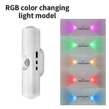 Image of Magnetic RGB LED Night Light Smart Motion Sensor USB Rechargeable Ambient Lamp