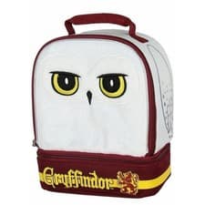 Image of Harry Potter Hedwig Owl Lunch Bag Gryffindor Insulated Kids Tote NWT