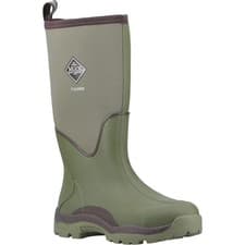 Image of Muck Boots Calder Rubber Olive Wellington Boots New