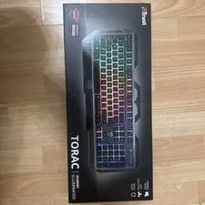 Image of Trust GXT 856 Torac Metal Backlit Illuminated Wired Gaming Keyboard