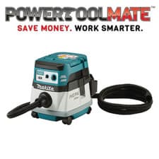 Image of Makita DVC867LZX4 Twin 18v Brushless 8L Dry Only L Class Dust Extractor with AWS