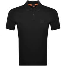 Image of HUGO BOSS Mens Black Slim Fit Passenger Polo Shirt Small BNWT Ref C1755